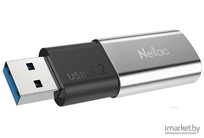 USB Flash-накопитель Netac NT03US2N-512G-32SL Black/Silver