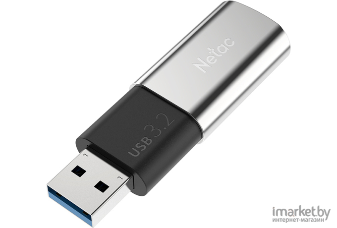 USB Flash-накопитель Netac NT03US2N-512G-32SL Black/Silver