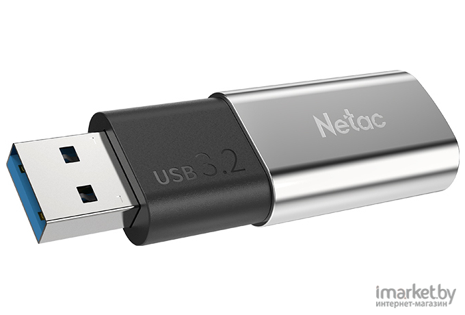 USB Flash-накопитель Netac NT03US2N-512G-32SL Black/Silver