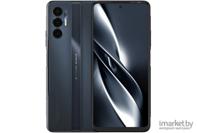 Смартфон Tecno POVA 3 6GB/128GB Eco Black (LF7n)