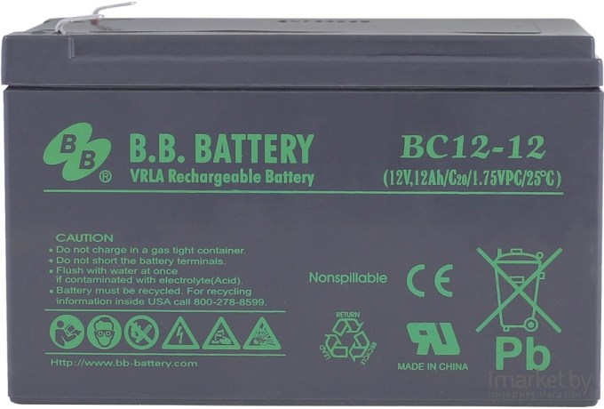 Батарея для ИБП B.B. Battery BC 12-12