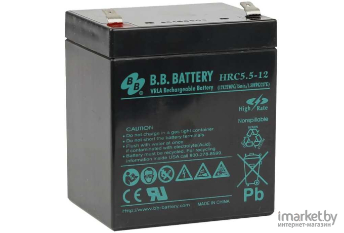 Аккумулятор для ИБП B.B. Battery HRC 5.5-12