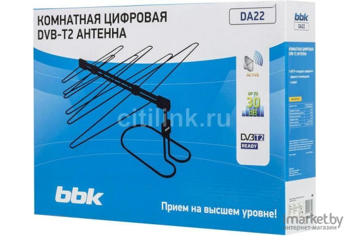 Антенна телевизионная BBK DA22 активная (DA22 (B))