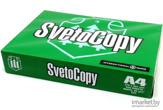 Бумага офисная SvetoCopy Sylvamo ECO A4 500 листов 80 г/м2 слоновая кость