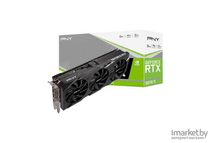 Видеокарта PNY GeForce RTX 3070 Ti 8GB Verto Triple Fan (VCG3070T8TFBPB1)