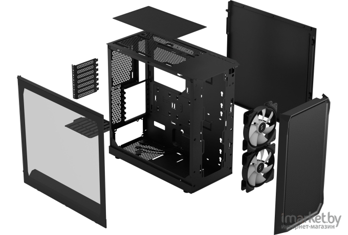 Корпус Fractal Design Focus 2 RGB Black TG Clear Tint (FD-C-FOC2A-03)