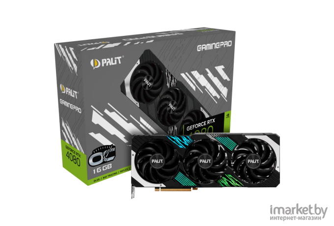 Видеокарта Palit GeForce RTX 4080 GamingPro OC 16GB (NED4080T19T2-1032A)