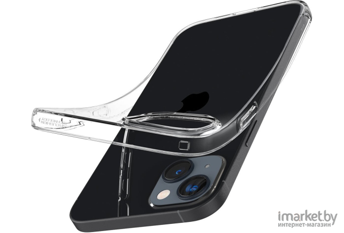 Чехол для телефона Spigen Liquid Crystal iPhone 14 Crystal Clear (ACS05033)