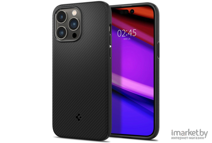 Чехол для телефона Spigen Mag Armor iPhone 14 Pro Max Matte Black (ACS04844)