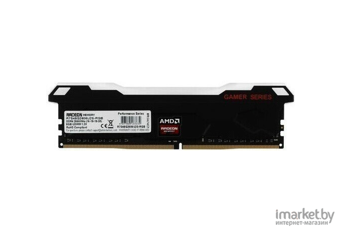 Модуль памяти AMD Radeon R7 Performance RGB 8ГБ (R7S48G2606U2S-RGB)