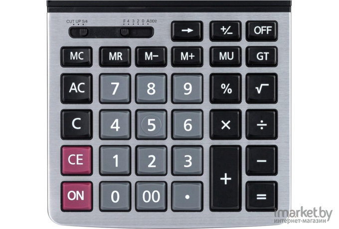Калькулятор настольный Deli E1672 серебристый