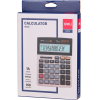 Калькулятор настольный Deli E1672C серебристый