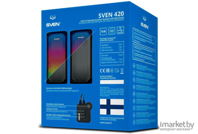 Акустическая система Sven 420 чёрный (SV-020965)