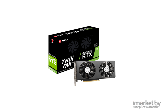 Видеокарта MSI GeForce RTX 3060 Ti TWIN FAN 8G LHR