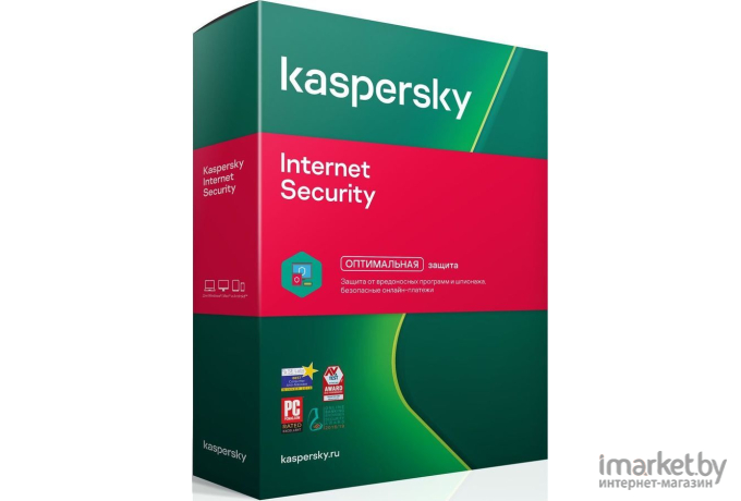 Программное обеспечение Kaspersky Internet Security. 2-Device 1 year Base Box (KL1939RBBFS)