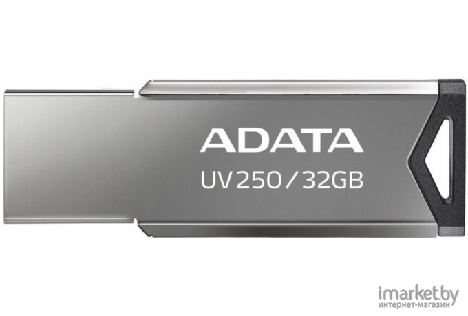 Флеш-накопитель A-Data UV250 32Gb серебристый (AUV250-32G-RBK)