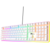 Клавиатура Royal Kludge RK918 White (USB, RGB, Brown switch)