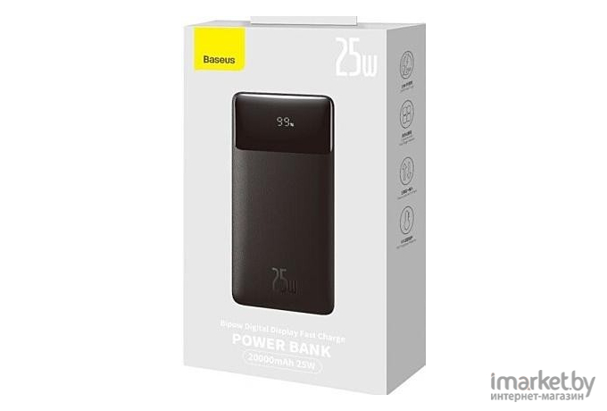 Внешний аккумулятор Baseus PPBD020301 20000mAh Black