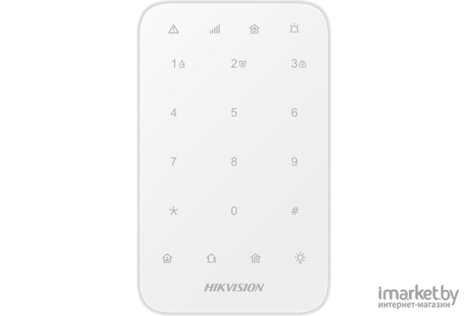 Клавиатура для управления сигнализацией Hikvision Ax Pro (DS-PK1-E-WE)