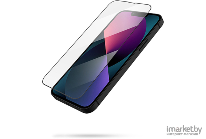 Защитное стекло Mocoll Arrow полноразмерное 3D для iPhone 14 Pro Max 6.7 Черное (X4PM)