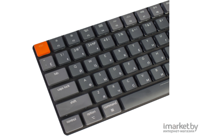 Беспроводная клавиатура Keychron K3 Grey (RGB, Hot-Swap, Keychron Optical Red Switch)