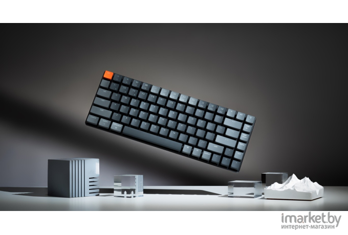 Беспроводная клавиатура Keychron K3 Grey (RGB, Hot-Swap, Keychron Optical Brown Switch)