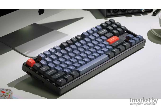 Клавиатура Keychron K8 Pro Black (RGB, Hot-Swap, Alum Frame, Gateron G pro Red Switch)