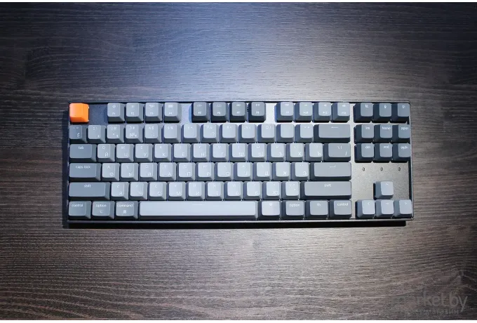 Беспроводная клавиатура Keychron K8 Grey (RGB, Hot-Swap, Alum Frame, Gateron G pro Red Switch)