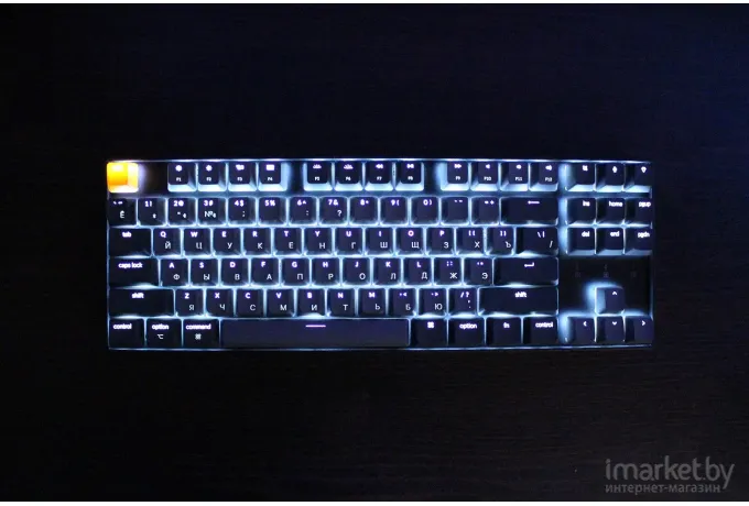 Беспроводная клавиатура Keychron K8 Grey (RGB, Hot-Swap, Alum Frame, Gateron G pro Red Switch)