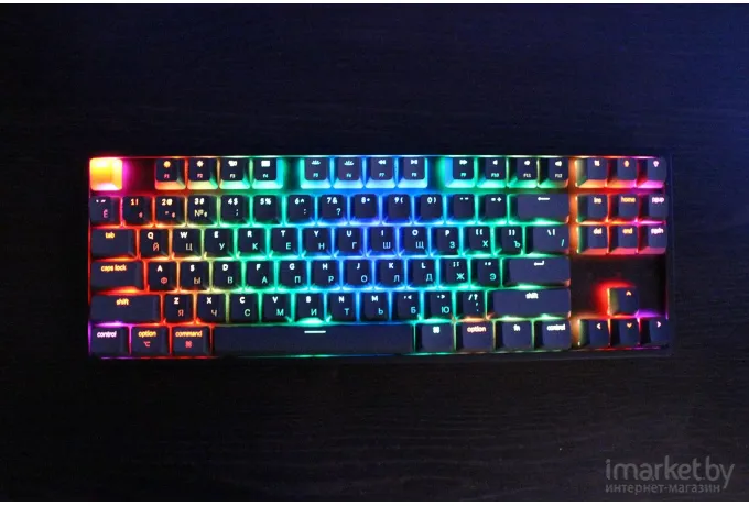 Беспроводная клавиатура Keychron K8 Grey (RGB, Hot-Swap, Alum Frame, Gateron G pro Brown Switch)