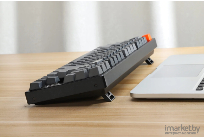 Беспроводная клавиатура Keychron K8 Grey (White Led, Hot-Swap, Gateron G pro Red Switch)