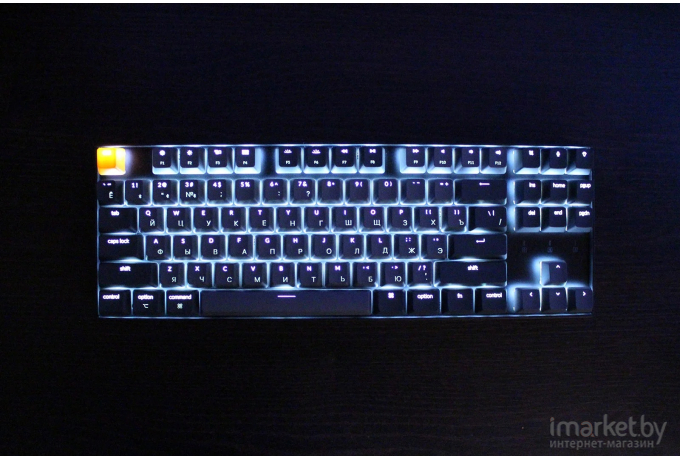 Беспроводная клавиатура Keychron K8 Grey (White Led, Hot-Swap, Gateron G pro Red Switch)