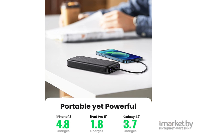 Внешний аккумулятор UGREEN PB175 20000mAh Black (20542)