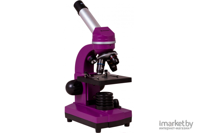 Микроскоп Bresser Junior Biolux SEL монокуляр 401600x на 3 объектива фиолетовый (74321)