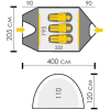 Палатка Talberg Peak 3 Pro красный (TLT-065R)