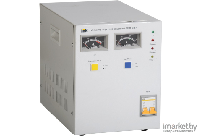 Стабилизатор напряжения IEK СНИ1 5кВА серый (IVS10-1-05000)