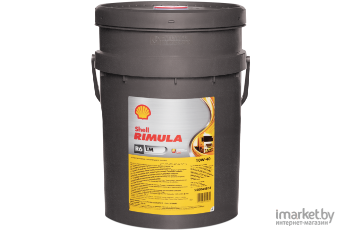 Моторное масло Shell RIMULA R6 LM 10W-40 20л (550044858)