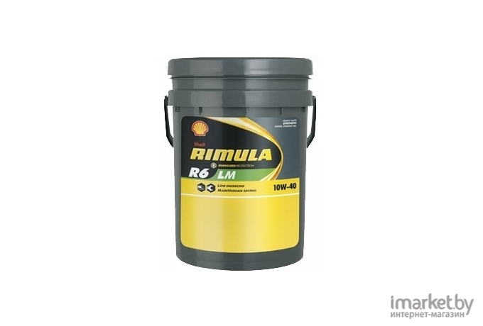 Моторное масло Shell RIMULA R6 LM 10W-40 20л (550044858)