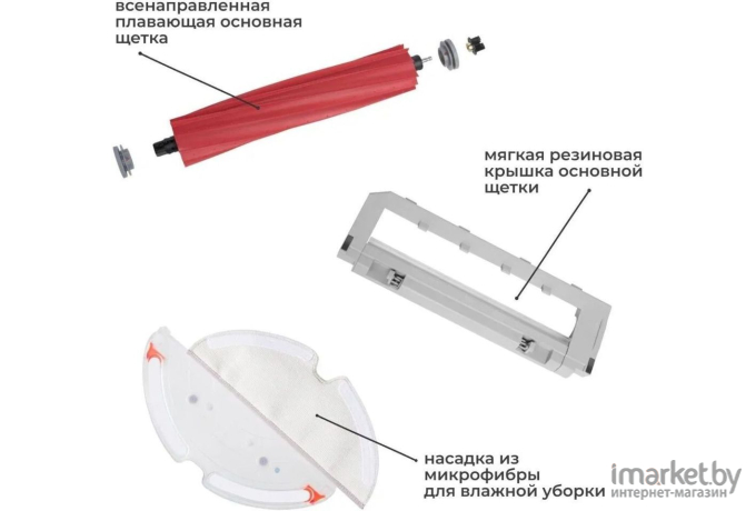 Робот-пылесос Roborock Q7 Max+ Black русская версия (Q7MP52-02)