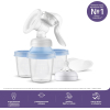 Молокоотсос ручной Philips AVENT Natural Motion с контейнерами для хранения грудного молока (SCF430/13)