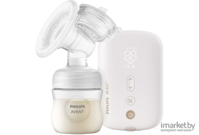 Молокоотсос электронный Philips AVENT Premium Plus Natural Motion белый (SCF392/11)