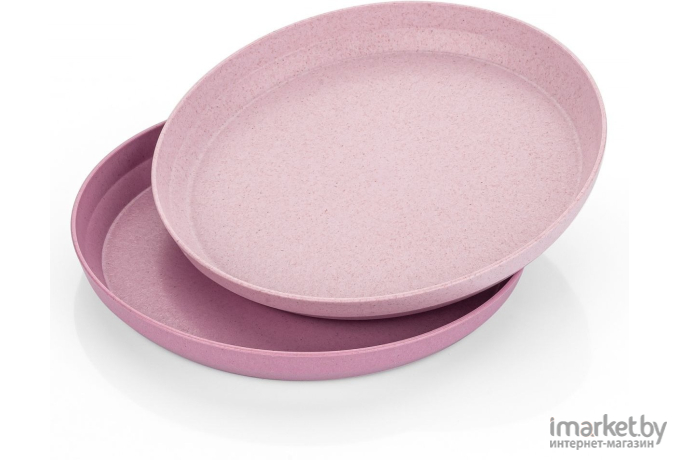 Набор тарелок для кормления Reer Growing, 2 шт розовый (22074)