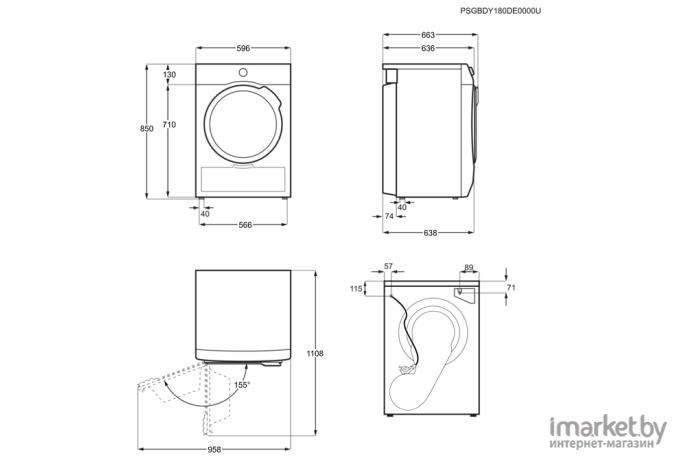 Сушильная машина Electrolux EW9H378S