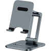 Подставка для смартфона Baseus Desktop Biaxial Foldable Metal Stand Grey (LUSZ000013)