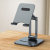 Подставка для смартфона Baseus Desktop Biaxial Foldable Metal Stand Grey (LUSZ000013)