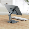 Подставка Baseus Desktop Biaxial Foldable Metal Stand Grey (LUSZ000113)