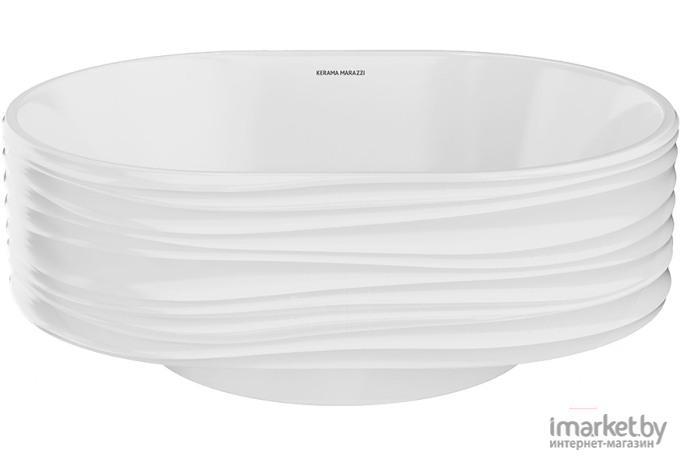 Раковина Kerama Marazzi Artbasin Sabbia 53х38 белый глянец (SA.wb.50/WHT)