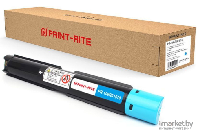 Картридж лазерный Print-Rite TFXACWCPRJ голубой (PR-106R01570)