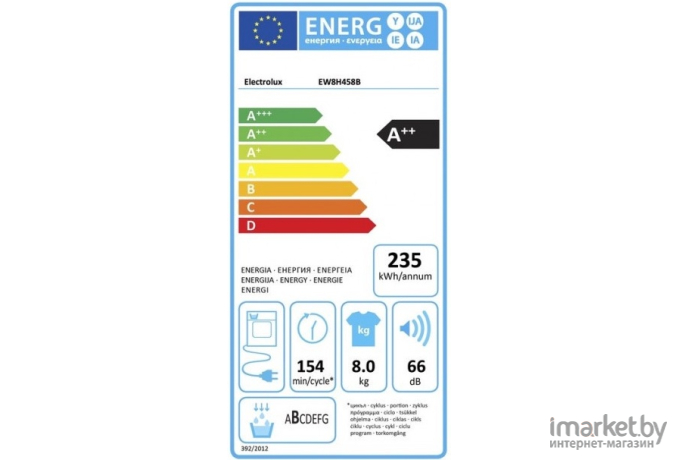 Сушильная машина Electrolux EW8H458B