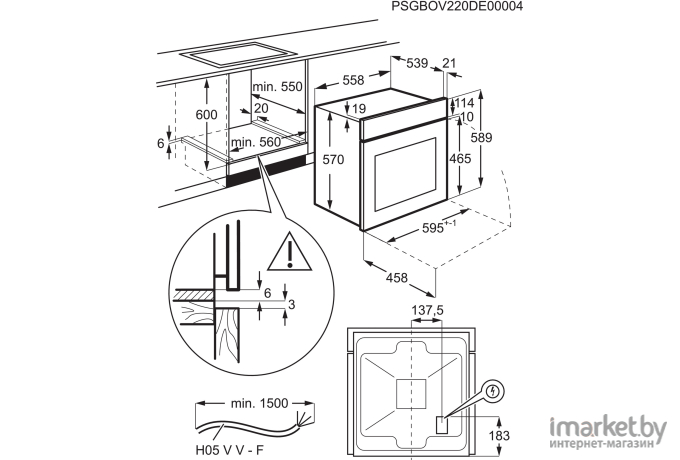 Духовой шкаф Electrolux EOF5C50BX